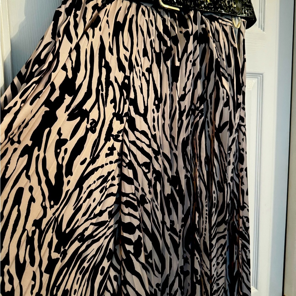 Elegant Zebra Print Women's Plazzo Pants
